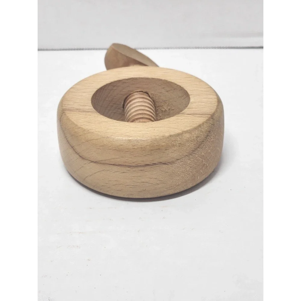 Vintage Danish Mid-Century Modern Kay Bojesen Wooden‎ Screw Nutcracker Barware